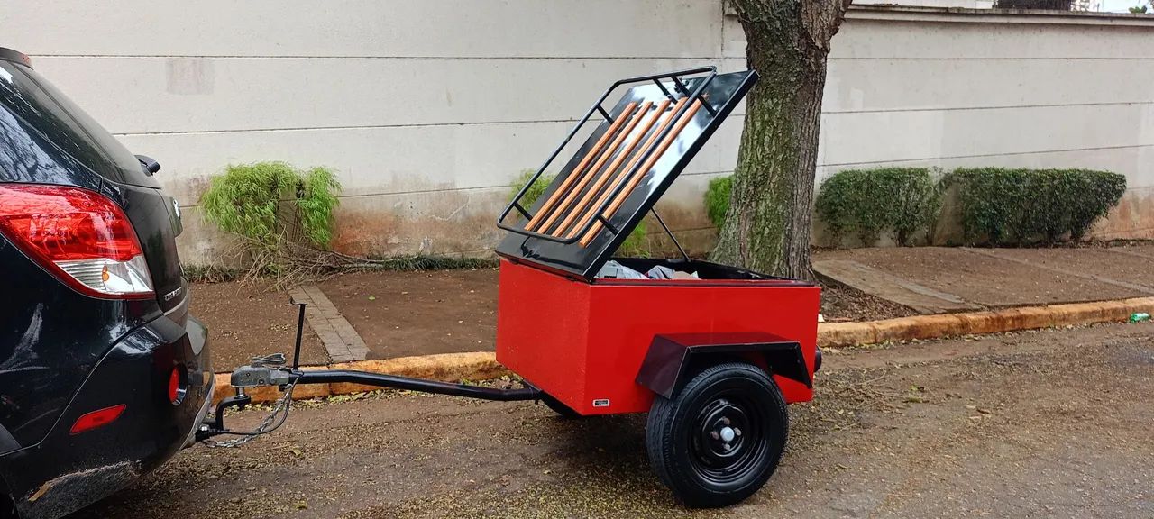 Carretinha Bau fechada Karmann guia muito conservada  - Foto 6