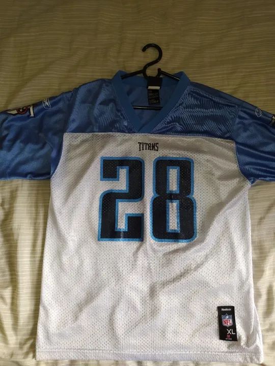 Camisa NFL Reebok Tennessee Titans #28 Chris Johnson tam. XL (infantil 18-20 anos)