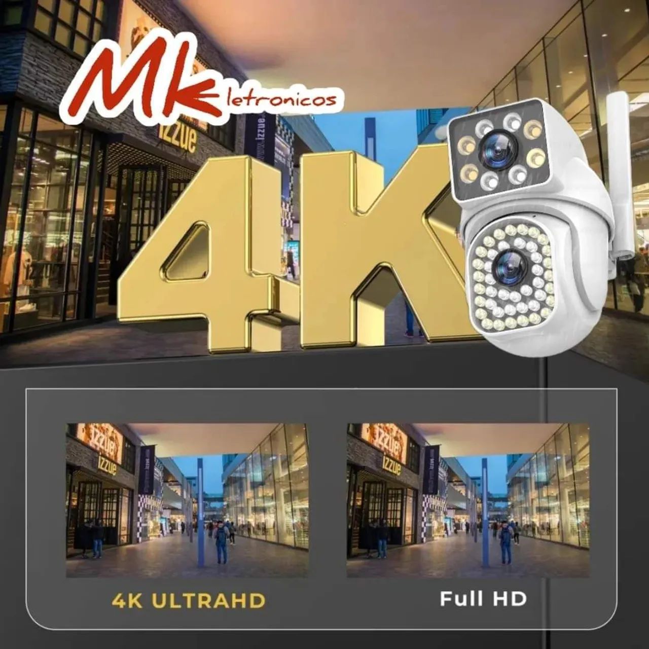 Câmera Dual 8MP 5G WiFi ( Lacrado ) - Foto 2