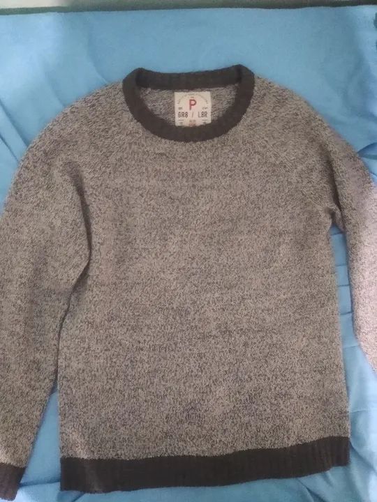 Suéter Masculino Cinza