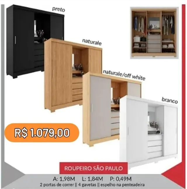 Guarda Roupa Sao Paulo