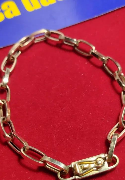 Pulseira Ouro 18 Kilates Peso 6.80 Gramas 5 mm Oca                                         - Foto 5