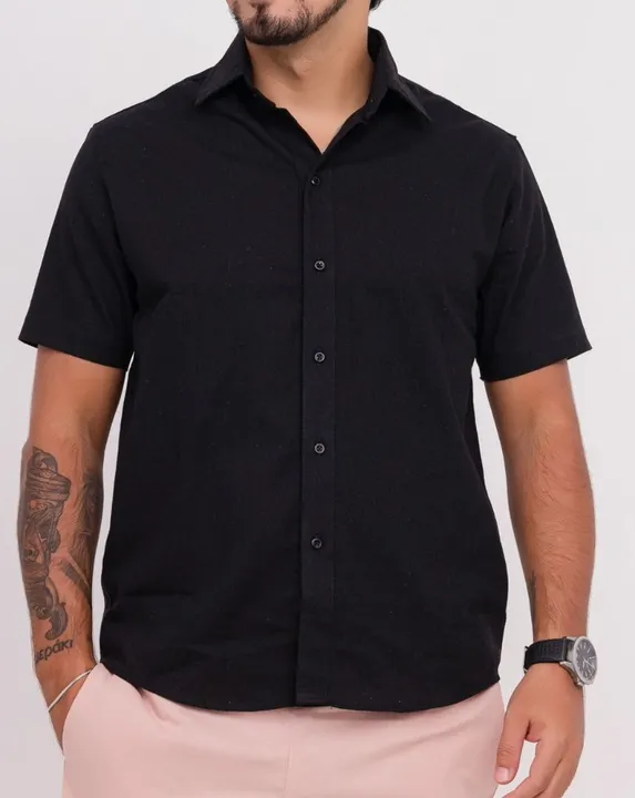 Camisa social de linho
