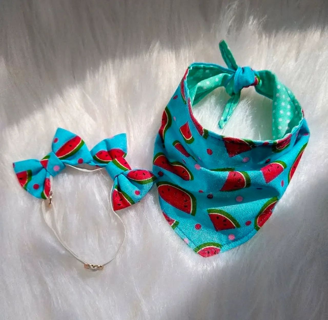 Bandanas e laços pet - Foto 5