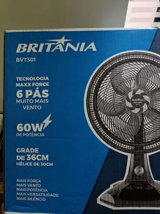 Ventilador Britânia BVT301 Tecnologia Maxx Force 60W - Foto 6