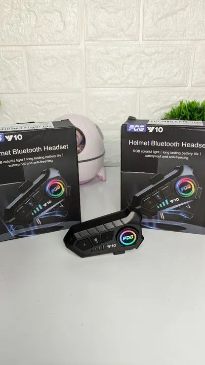 Intercomunicador Y10 bluetooth 5.3 para capacete