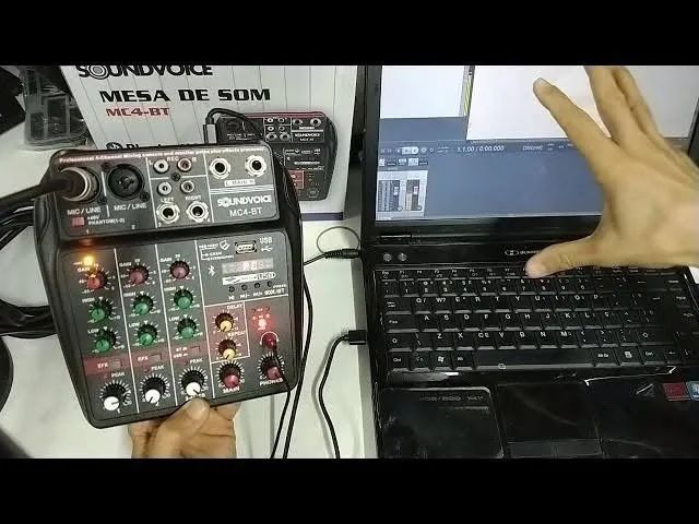 Mesa de som Novas+ Entrega Rápida 