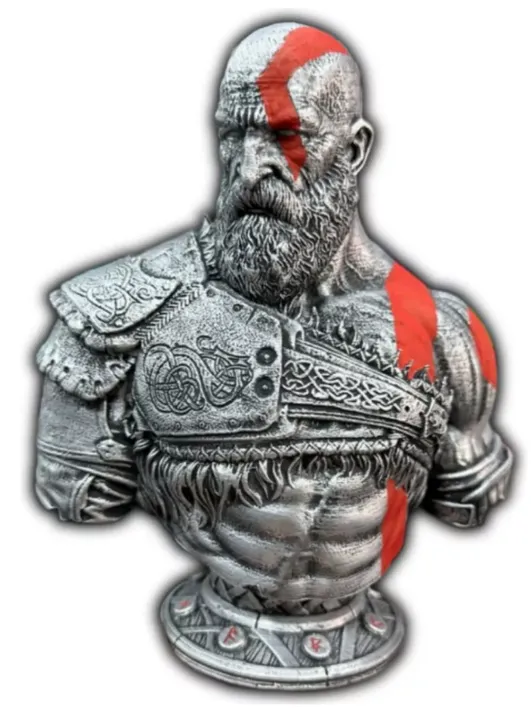 Busto Kratos - God Of War Ragnarök 19cm