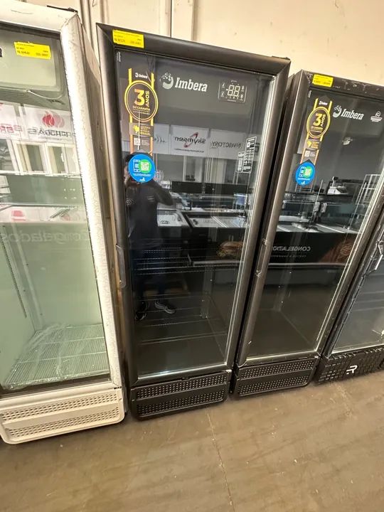 Cervejeira porta de vidro 454 litros imbera 