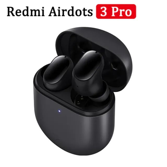 Redmi Airdots Buds 3 Pro Fone Bluetooth TWS Cancelamento de Ruído Xiaomi (preto ou branco)