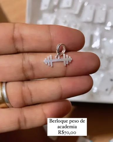 Berloques em Prata 925 legítima - Foto 3