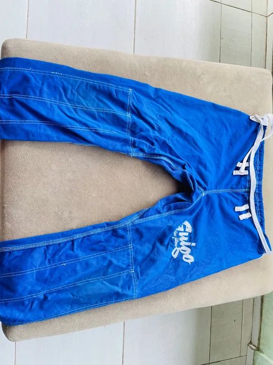 Kimono de Jiu-Jitsu Azul - GUIGO - Foto 2