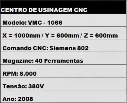 Centro de Usinagem BARON MAX VMC 1066 - Foto 2