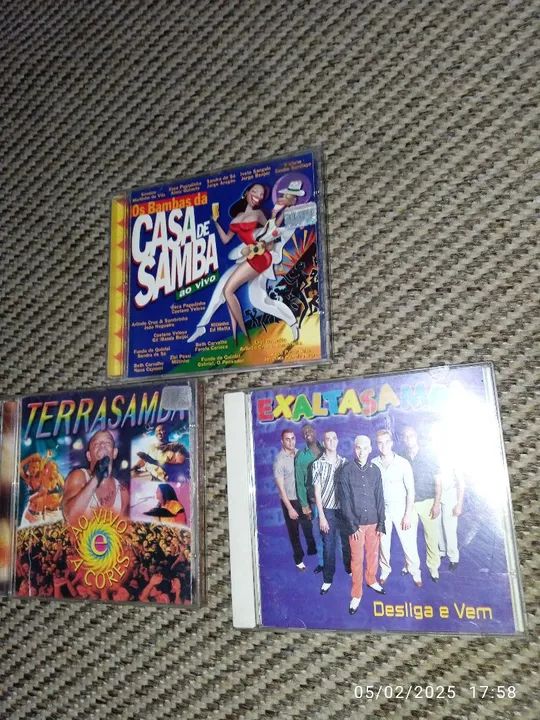 CD Os bambas da casa de samba+Exaltasamba+ Terrasamba - Foto 2