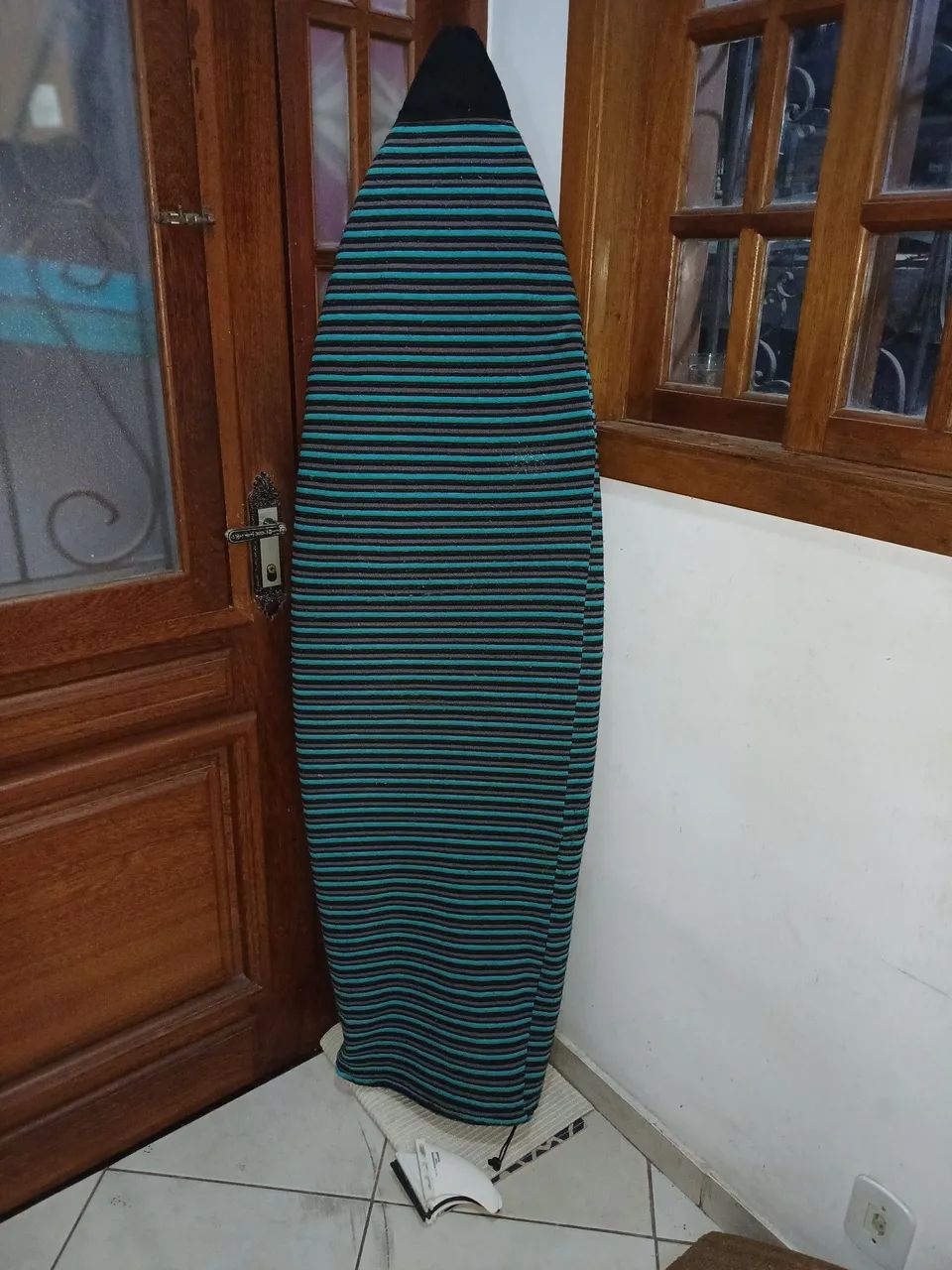 Prancha de Kite Surfe Cabrinha 5.10 Bamboo Sanduich completa - Foto 4