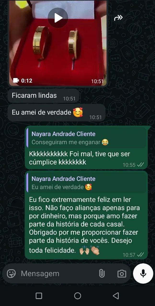 Alianças de Casamento em Ouro 18k Feitas com 6g - Foto 3