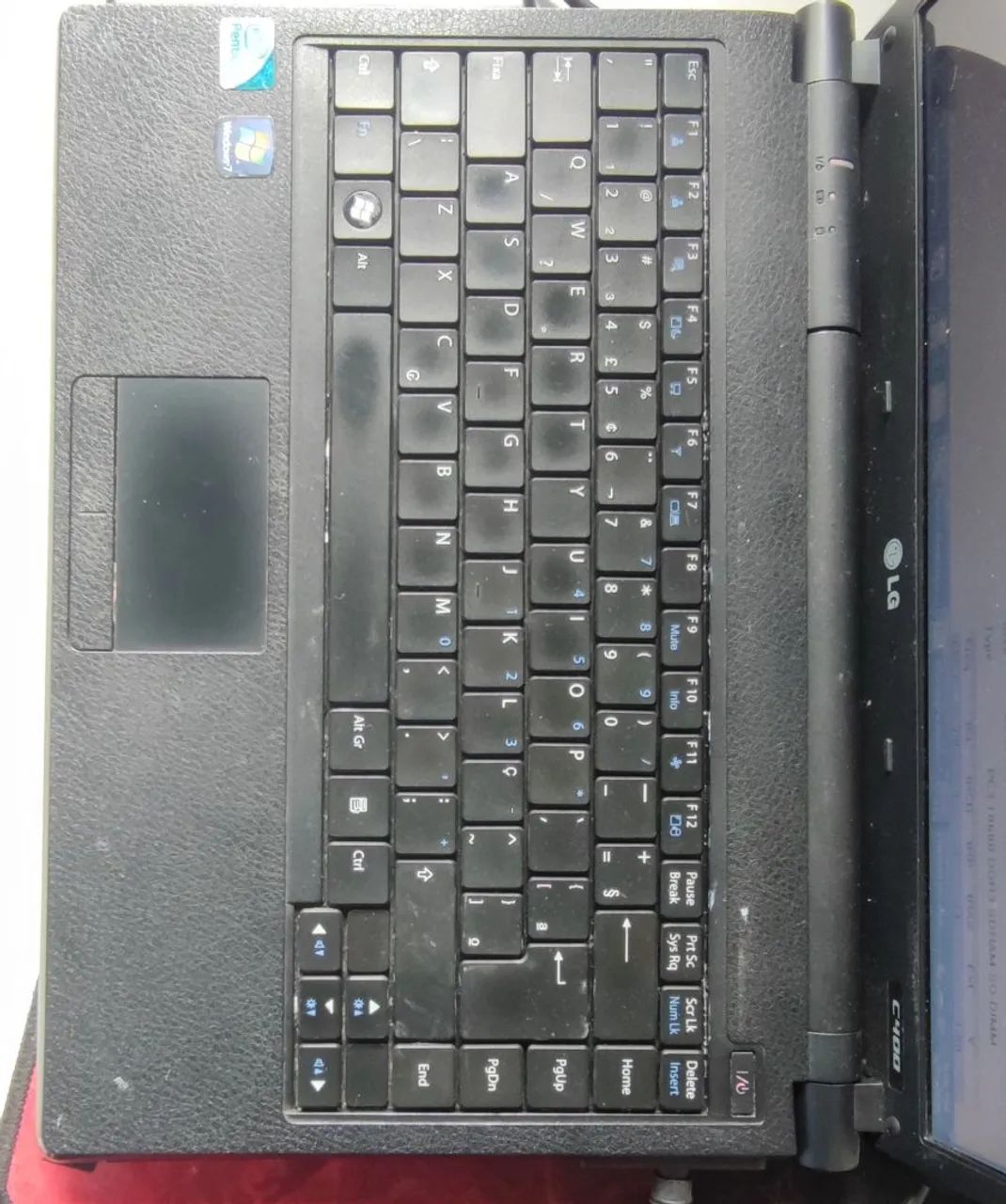 notebook lg c400 com defeito teclado sem hd sem fonte  - Foto 3