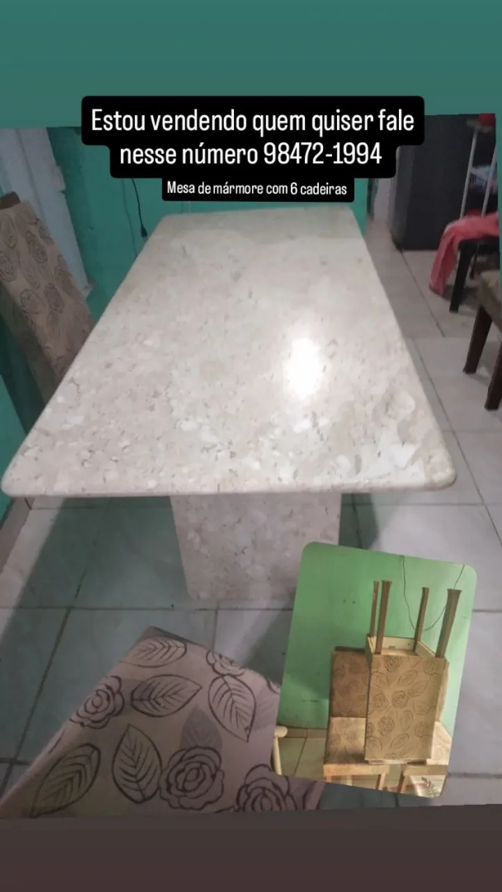 Mesa de mármore