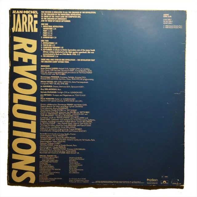 Disco de Vinil Jean-Michel Jarre - Revolutions - Foto 3