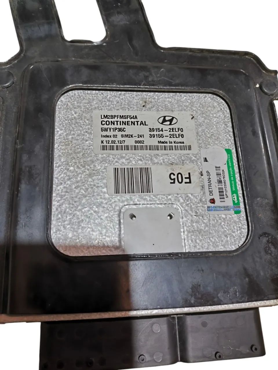 Modulo de injeção Hyundai Ix35 20 cambio manual F05 5WY1P35C - Foto 6