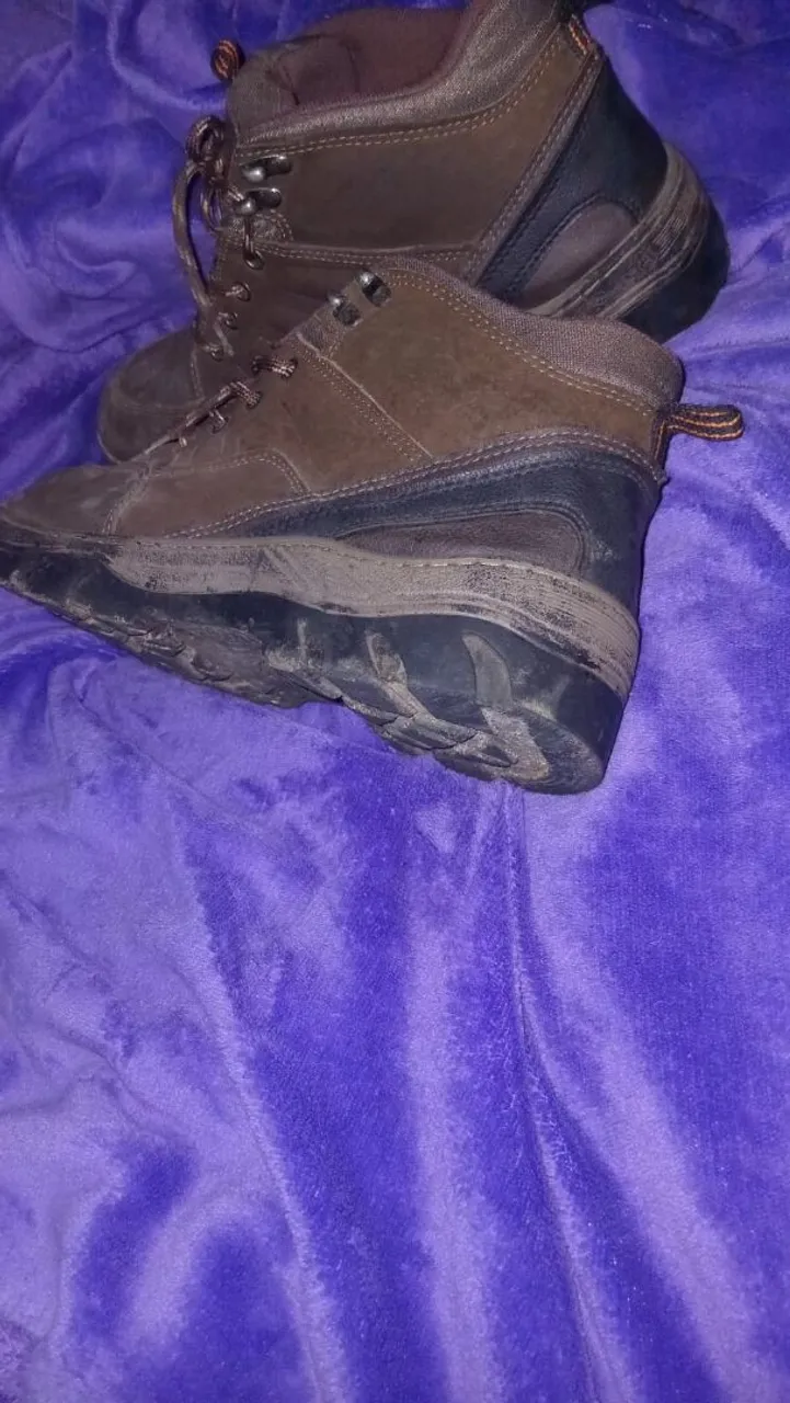 Botas de couro marrom masculinas