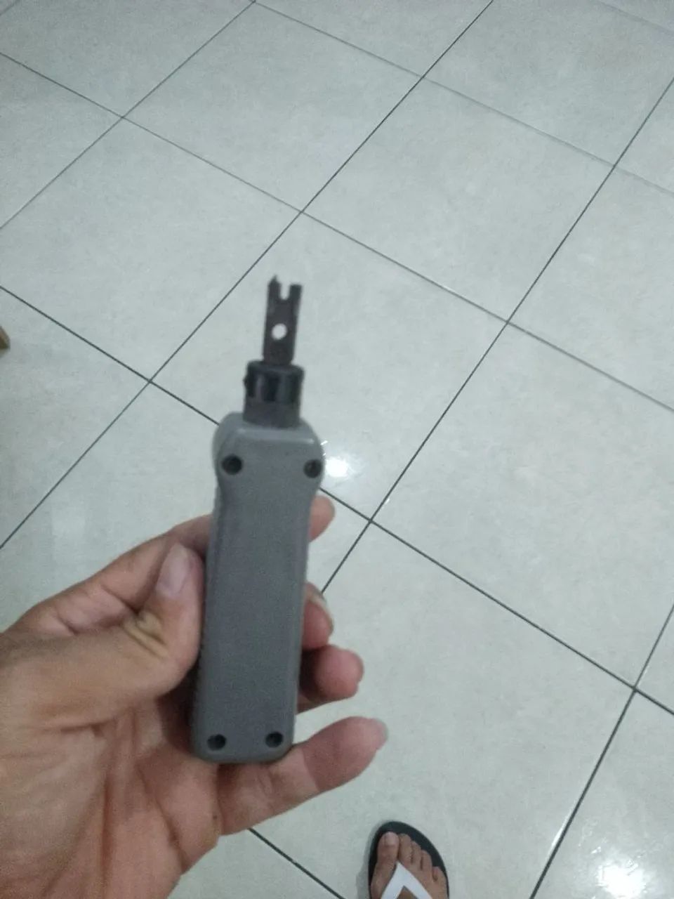 Alicate Inserção Punch Down Impacto Rj45  - Foto 3