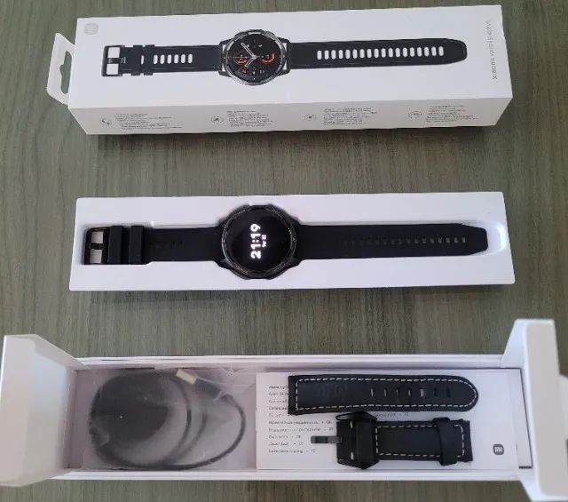 Smartwatch Xiaomi S1 Active com pulseira de couro extra