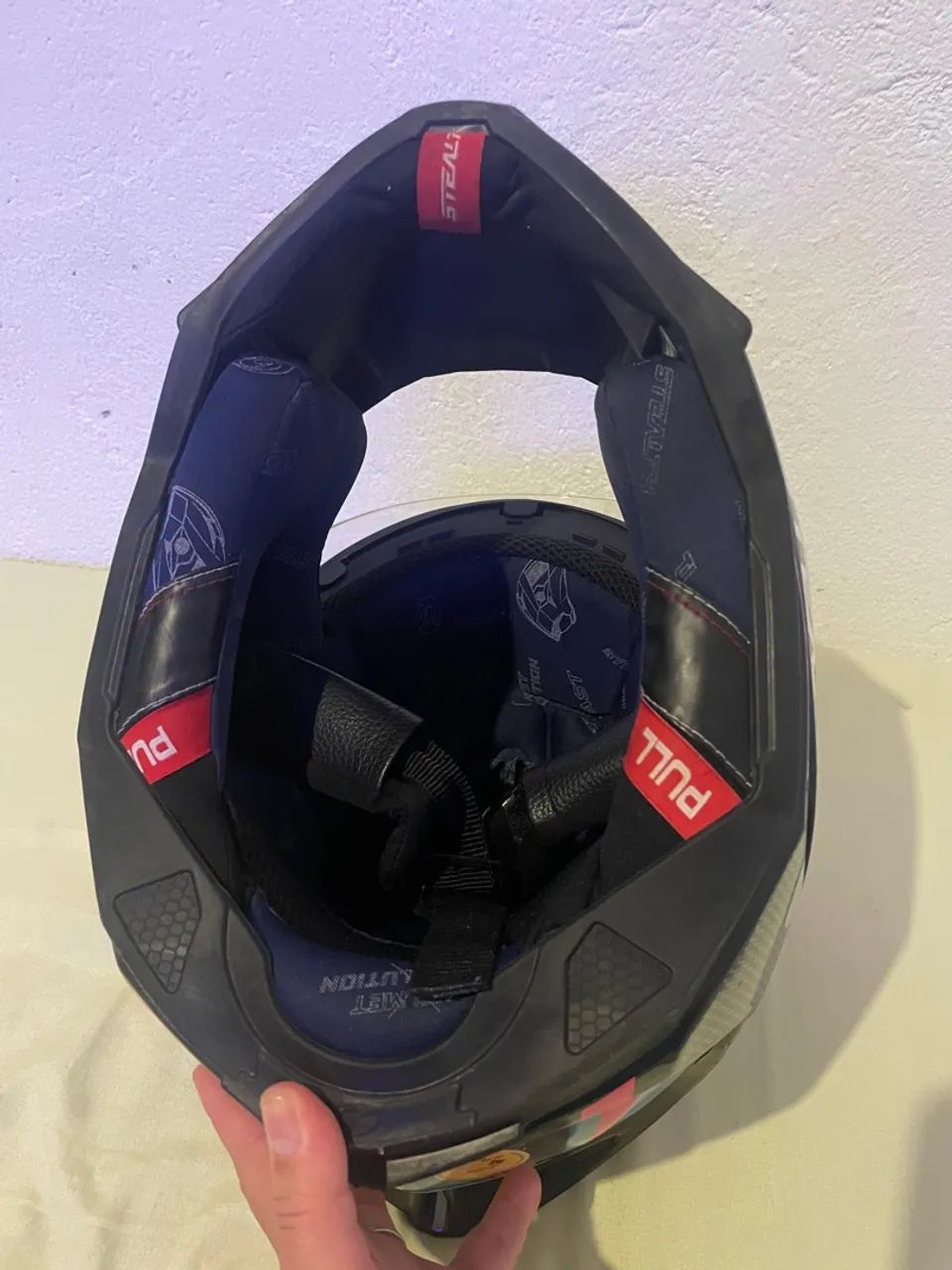 Capacete Fechado Stealth Concept Pro Tork COR/AZUL - LILÁS TAMANHO/56 - Foto 2