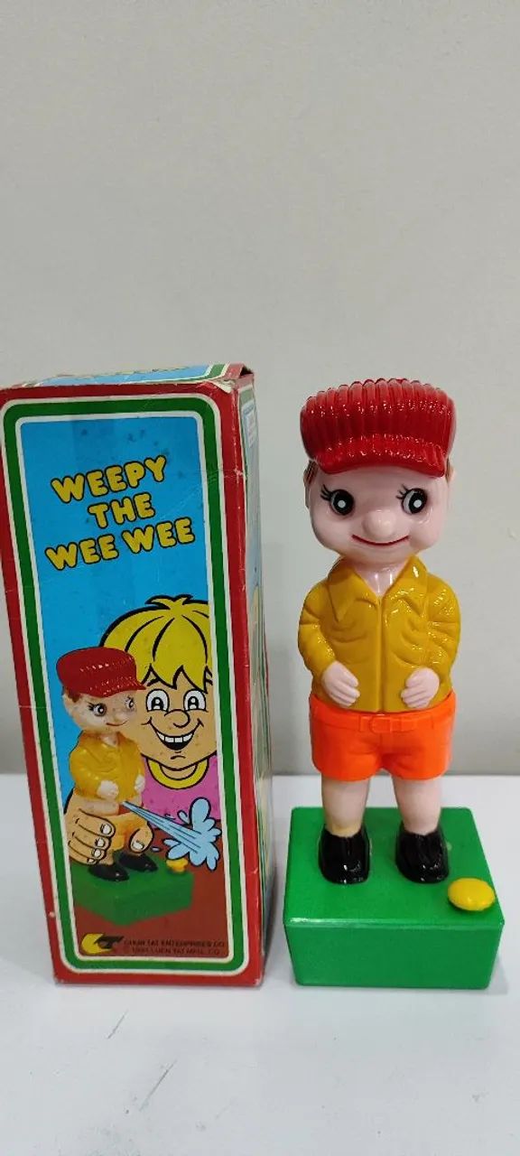 Boneco Que faz xixi Weepy Wee Wee Antigo anos 90 Colecionador (JuniorMP)