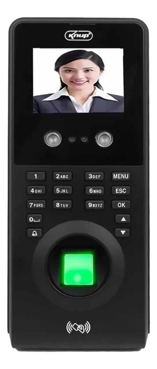  Ponto Digital e Controle de Acesso com Leitura Facial Biométrica Knup KP-RE1034 - WZetta - Foto 3