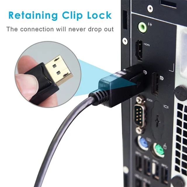 Adaptador Displayport Macho x Hdmi Fêmea - Foto 3