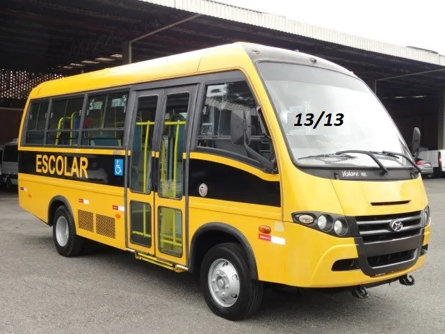 Micro Ônibus Escolar Volare V8L Ano 13/13 11 Lugares C/ Ar Apenas 127 MKMS.