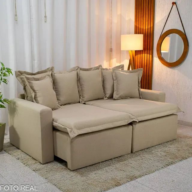 Novidade em estoque!! Sofá Retrátil e Cama Torino 2.10m - Foto 3