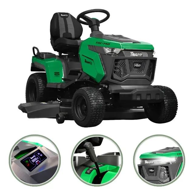 Trator Cortador Grama Gasolina Trapp Trc-750 546cc Dirigível - Foto 6