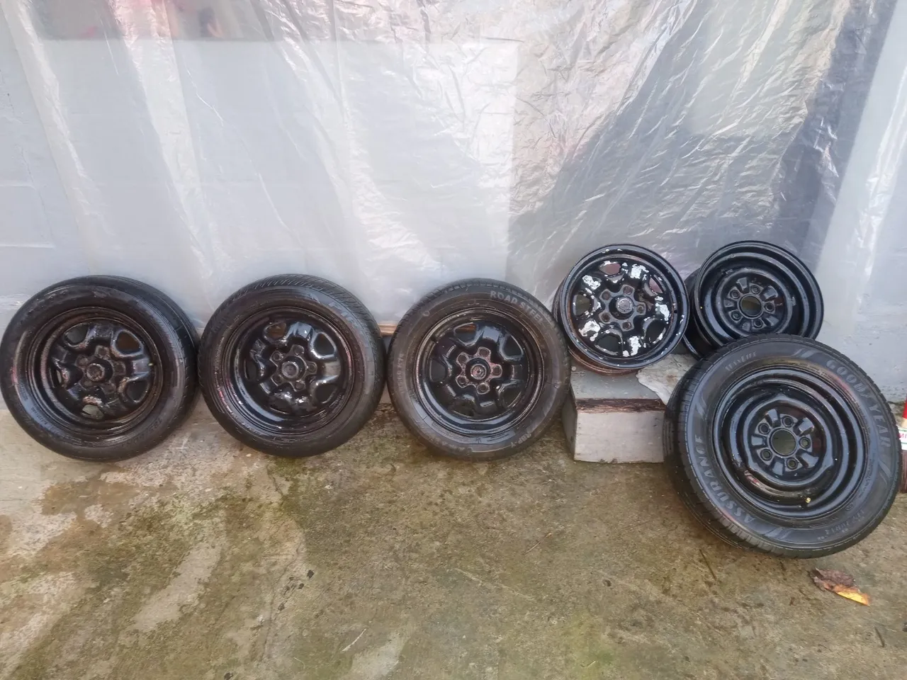 Rodas de aço aro 14 opala e caravan