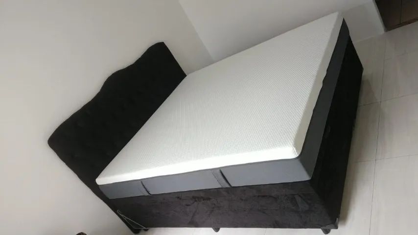 Base Box Baú King 1,93x2,03 Blindada, Laterais Fechadas Na Madeira, Cartão 12x! - Foto 4