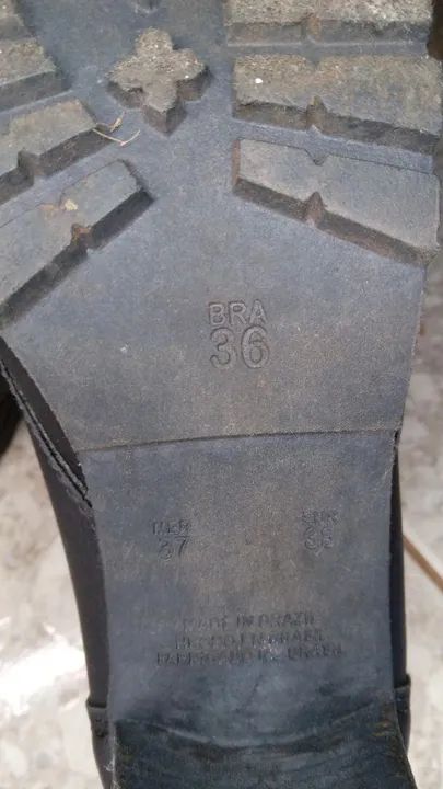 Coturno Feminino Preto de Cano Curto - Foto 6