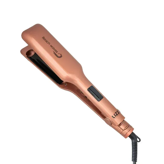Prancha Modeladora de Cachos Profissional,Triondas Beach Waves da Lizz | Bivolt -210º