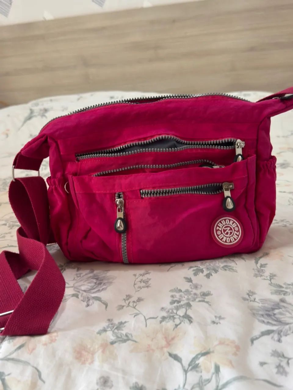 Bolsa Transversal Rosa  - Foto 3