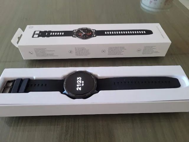 Smartwatch Xiaomi S1 Active com pulseira de couro extra - Foto 3