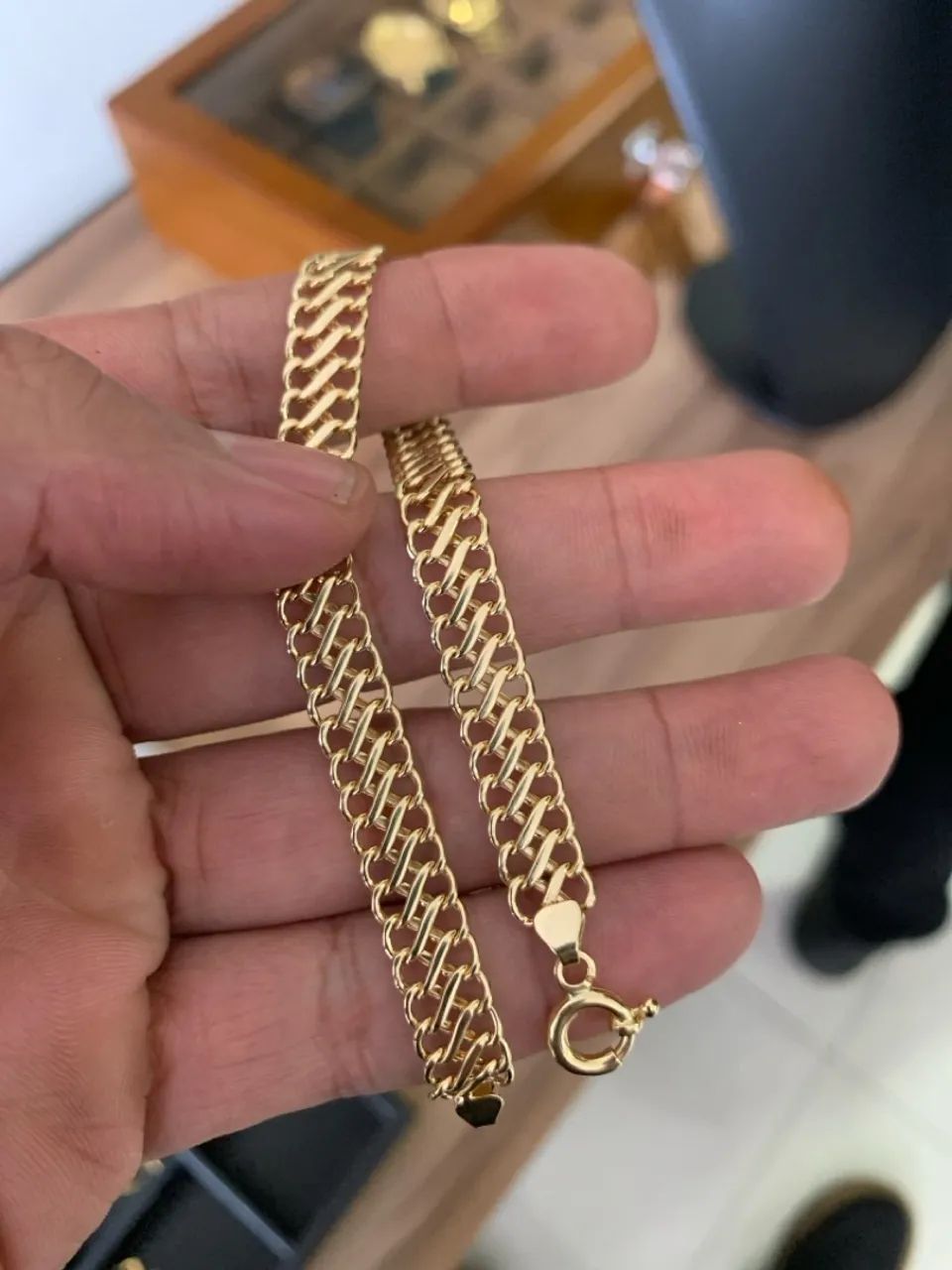 Pulseira de Ouro 18k Lacraia