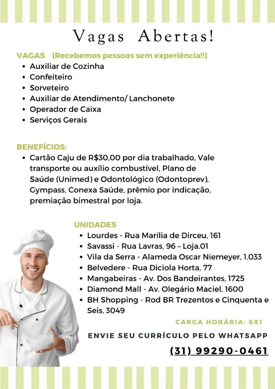 Vagas Atendimento