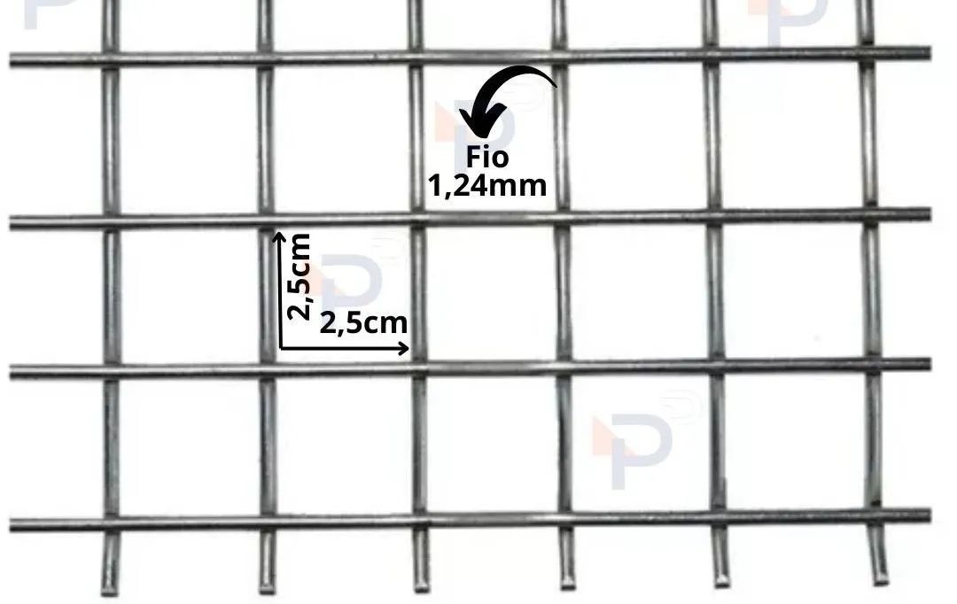 Malha Pop 20x20,3.2 ferro para Calçadas e lages.Super Oferta - Foto 4
