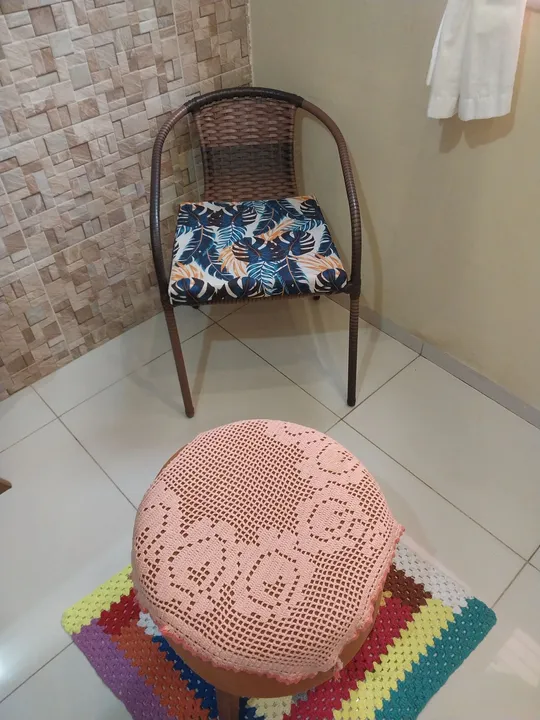 Cadeira decorativa.