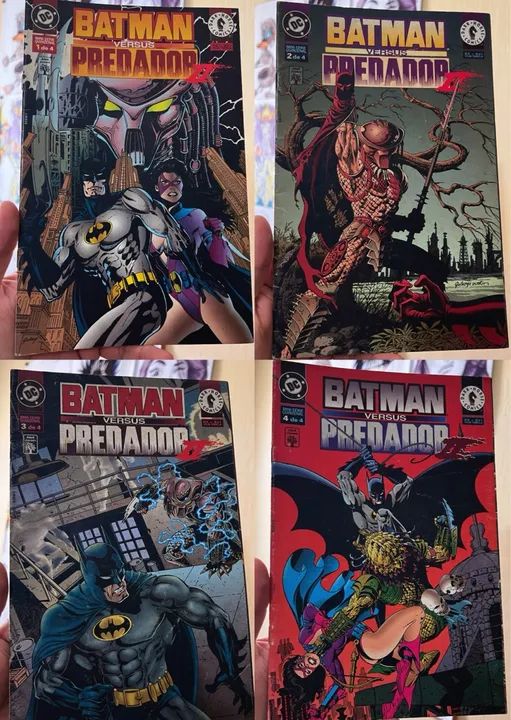 Batman Versus Predador 2 Completa 1996 editoras Abril 
