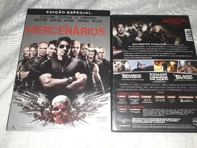 KIT FILMES DE AÇÃO !  TROPA DE ELITE + OS MERCENARIOS + ATRAS DAS LINHAS INIMIGAS + BATMAN - Foto 4