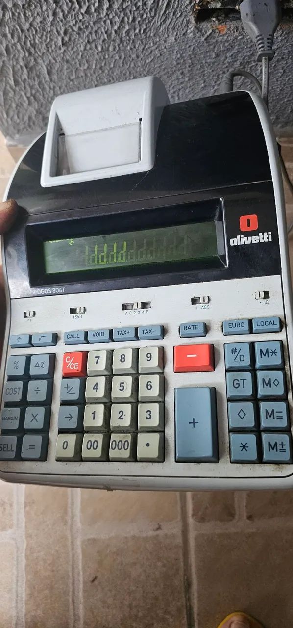 Calculadora Olivetti Logos 804T. * Leia descrição 