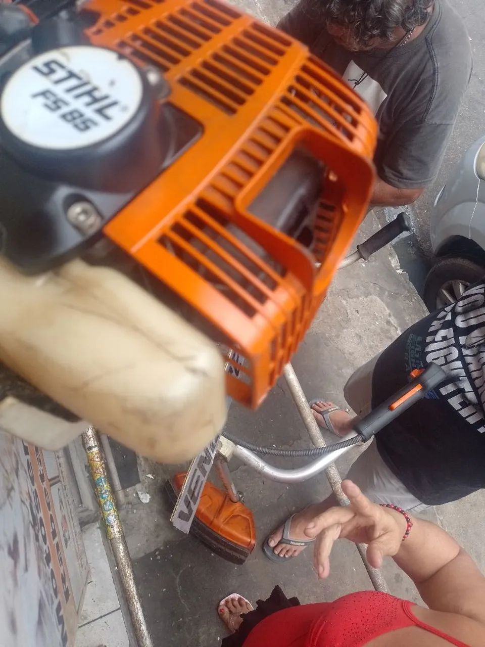 Vende se uma roçadeira Stihl sf 85 original  - Foto 3