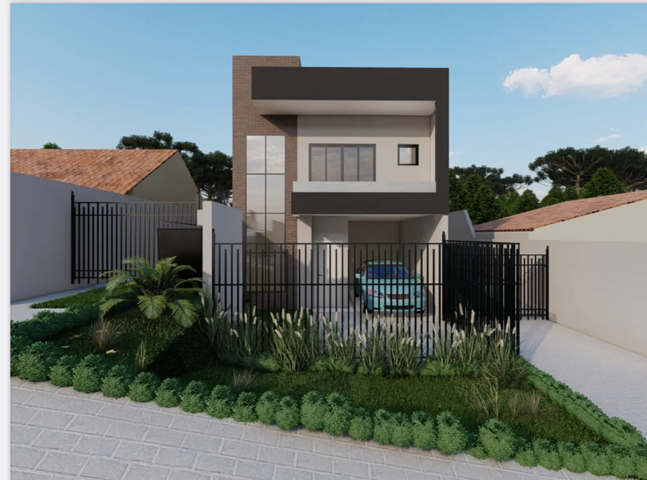 Sobrados Novos na Planta no Uberaba - 111m² - R$ 599.000