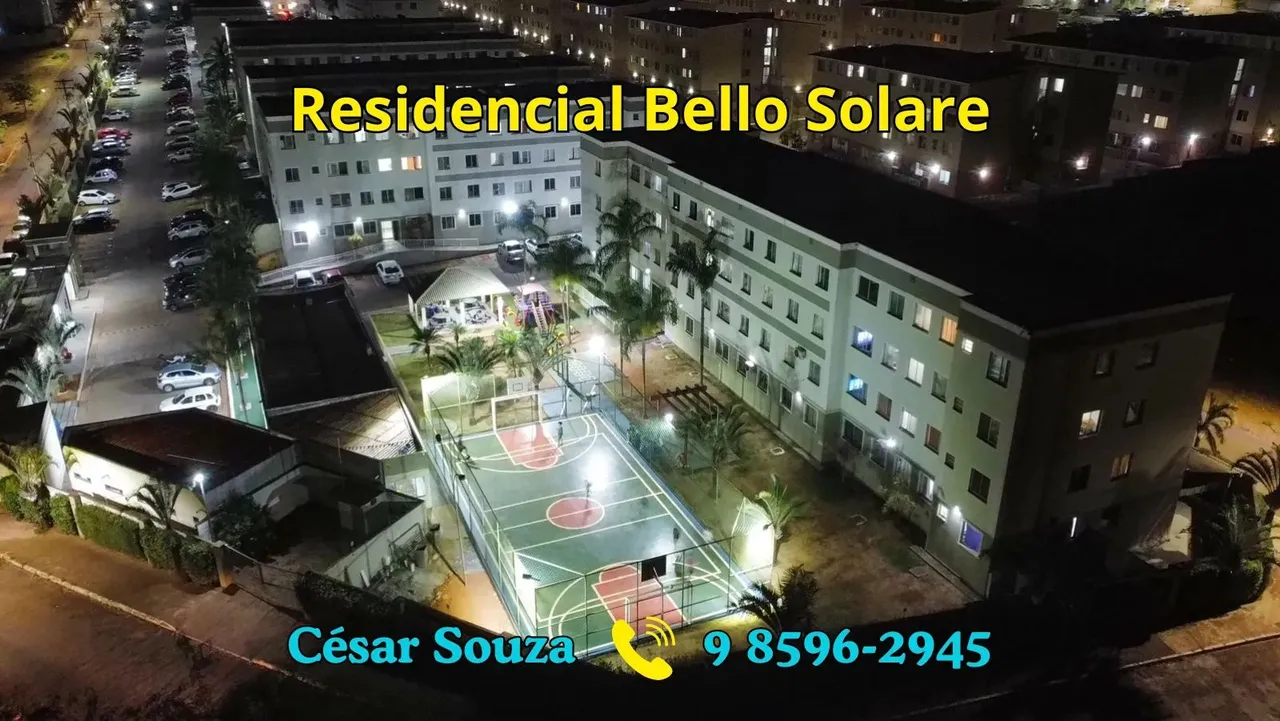 Ágio de apto 02 quartos com suíte e mobília no Bello Solare.